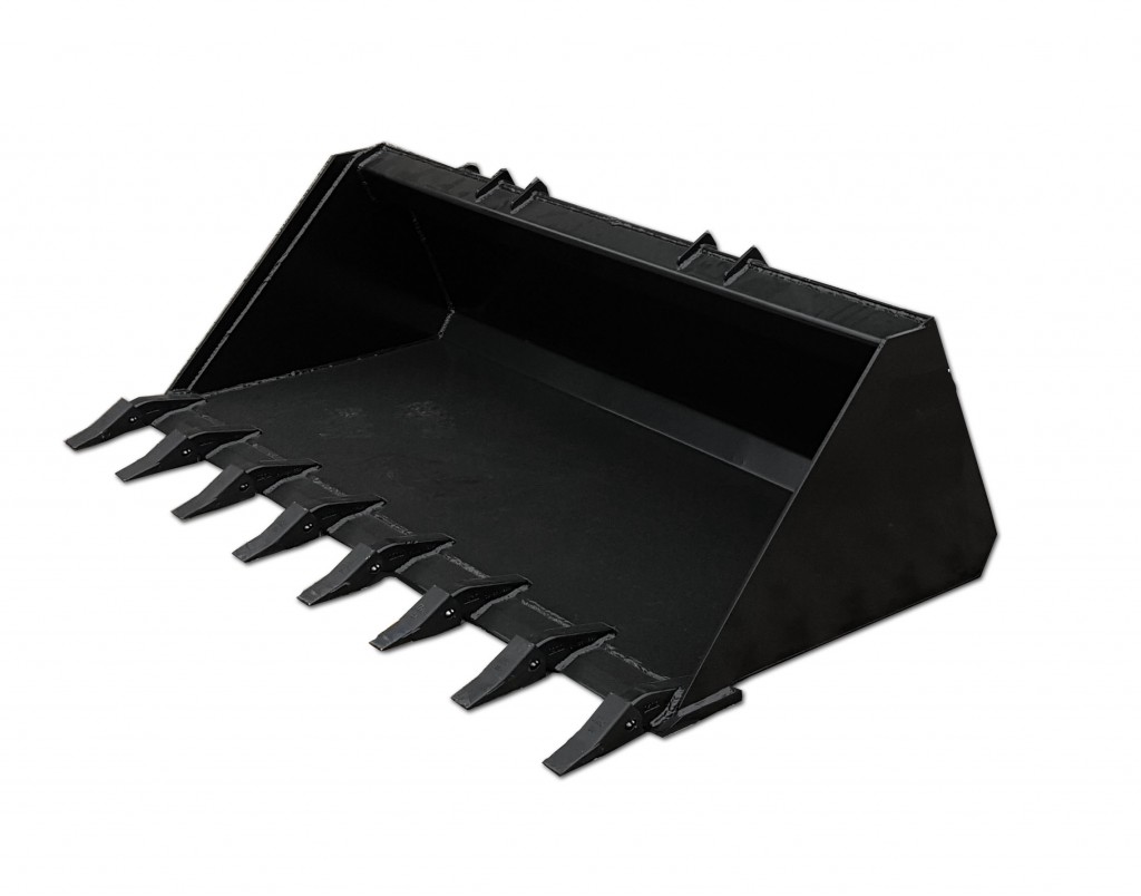 Heavy Duty Low Profile Bucket with teeth