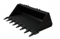 Heavy Duty Low Profile Bucket with teeth